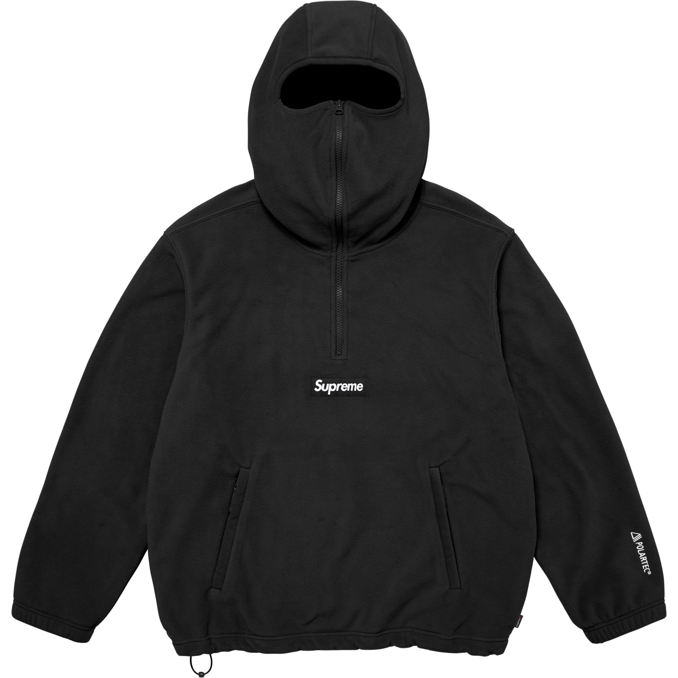 Polartec® Face Mask Half Zip Hooded Sweatshirt view 3